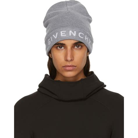 grey givenchy beanie|givenchy beanie sale.